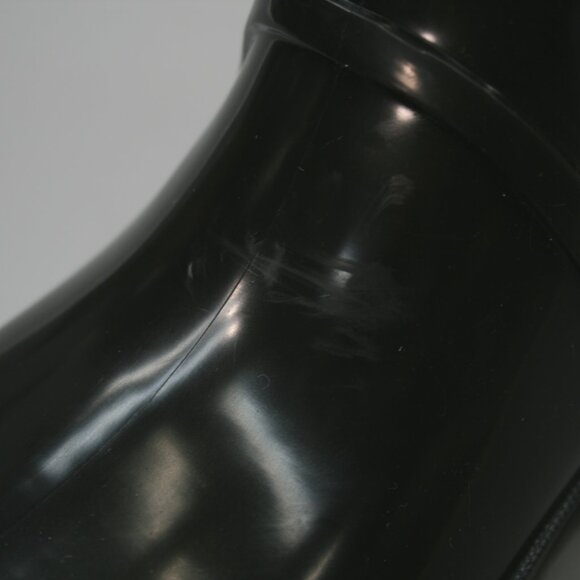 UGGS Ladies 8 Raincloud Tall Waterproof Chestnut Lined Rubber Rain Boots 1133991 - Picture 7 of 11